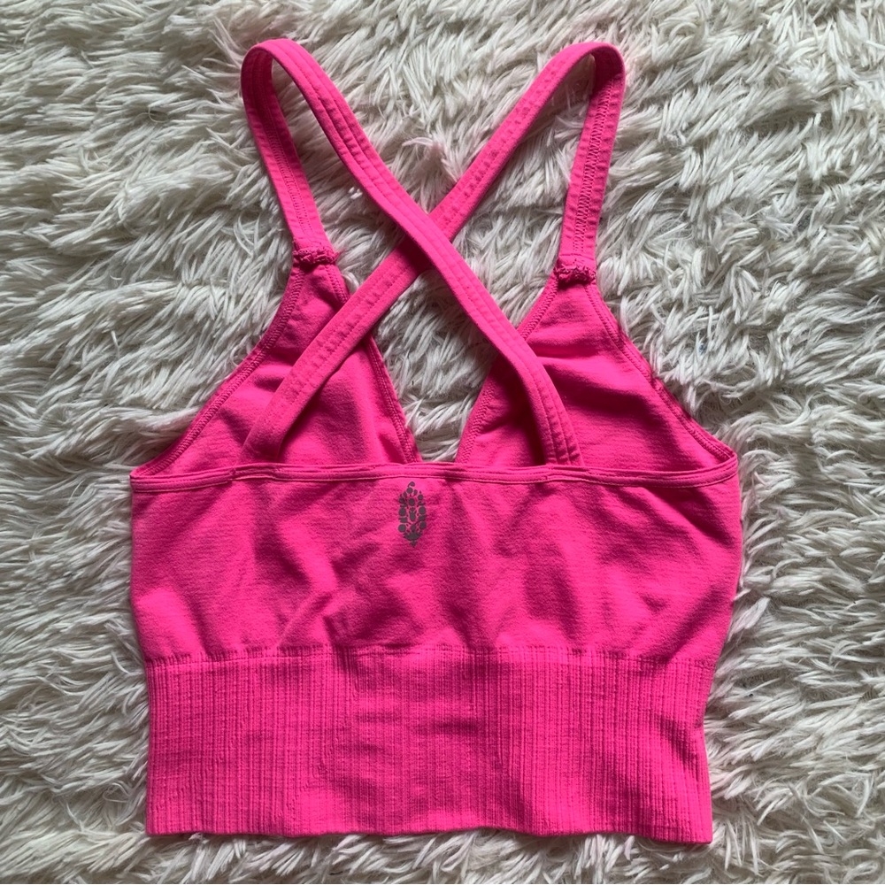 Free People Movement Good Karma Crop Top Tank
Pink